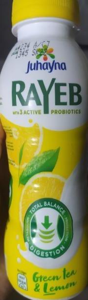 Fotografie - Rayeb with 3 active probiotics green tea & lemon Juhayna
