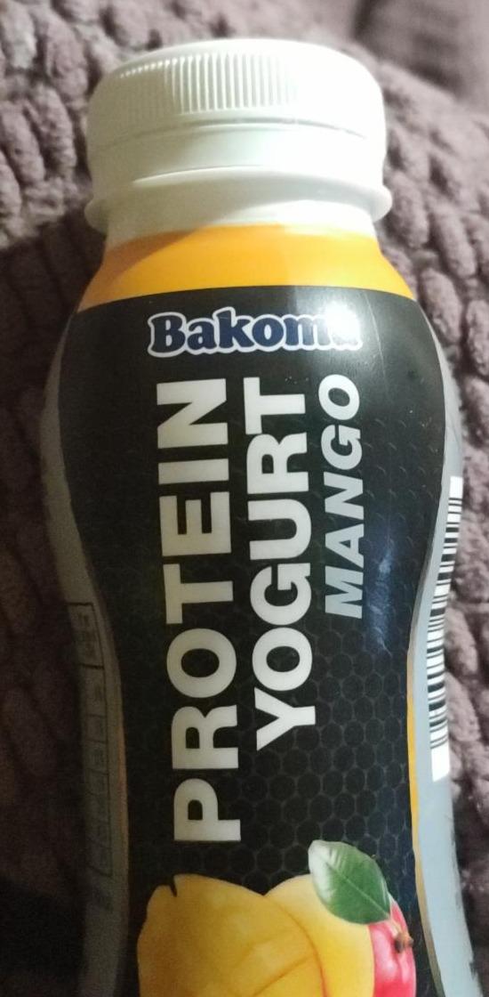 Fotografie - Protein yogurt mango Bakoma