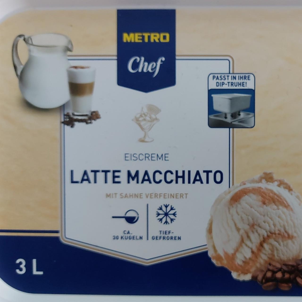 Fotografie - Eiscreme Latte Macchiato Metro Chef