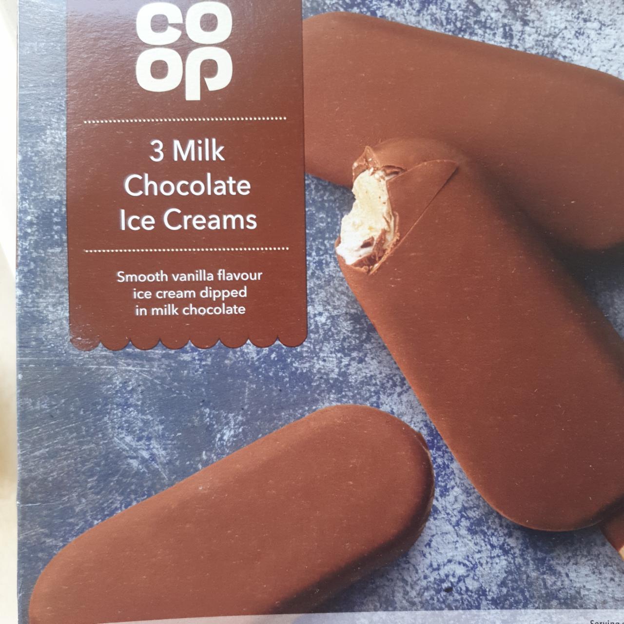 Fotografie - milk chocolate ice cream coop