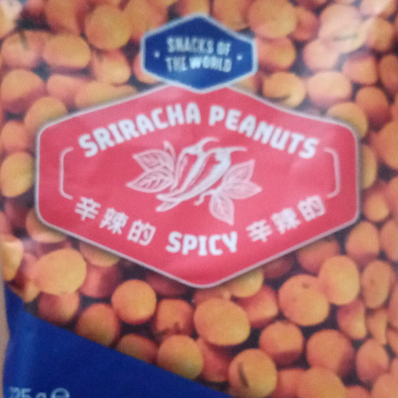 Fotografie - Sriracha peanuts spicy Snacks of the world