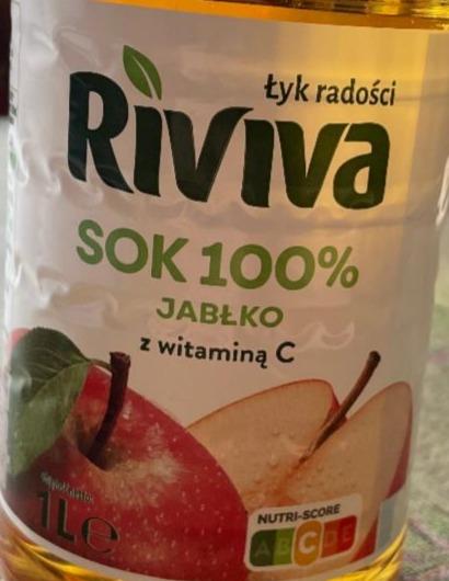 Fotografie - Sok 100% Jablko z witamina C Riviva