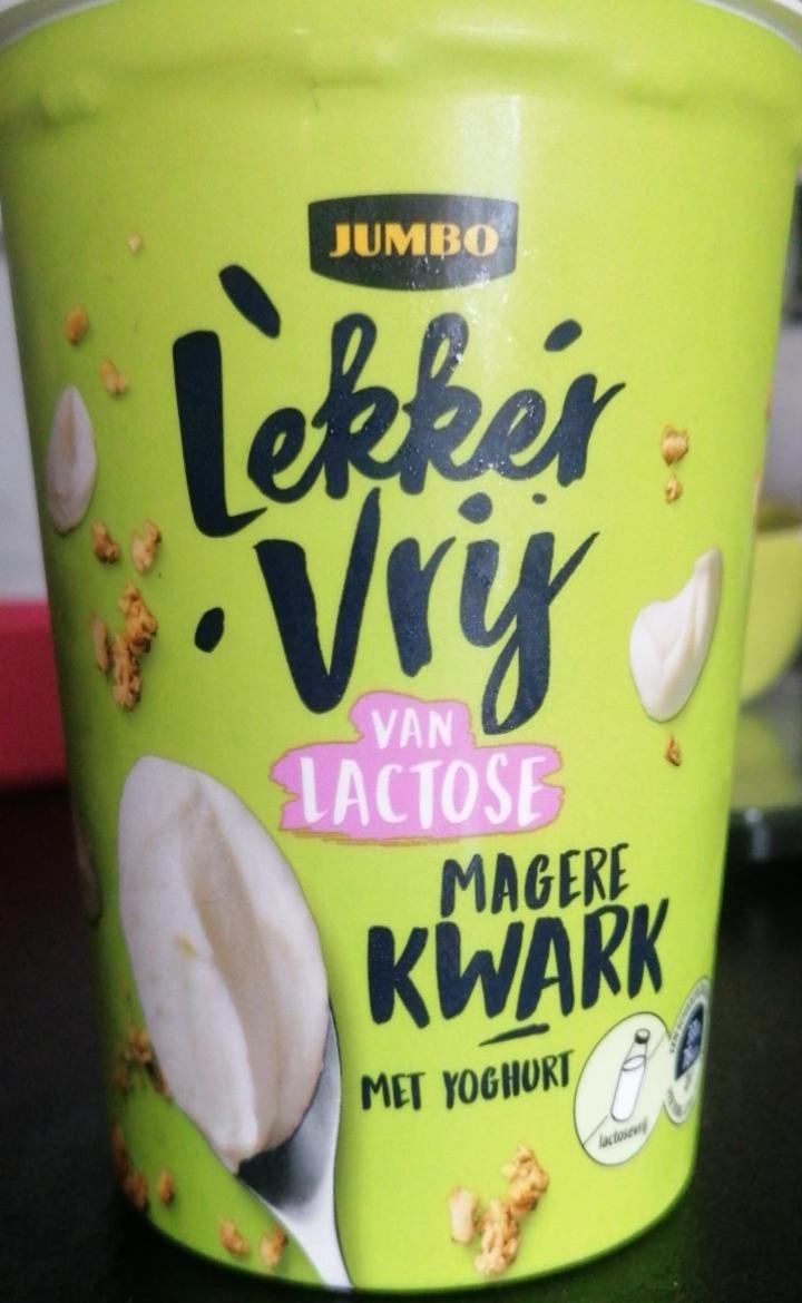 Fotografie - Jumbo Lekker Vrij van Lactose Magere Kwark met Yoghurt