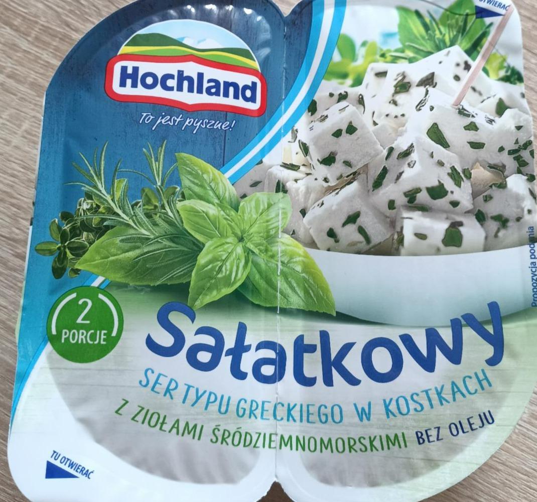 Fotografie - Salatkowy ser typu greckieho w kostkach Hochland