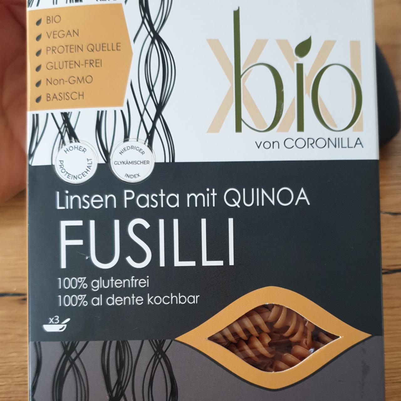 Fotografie - Linsen pasta mit quinoa Fusilli Coronilla
