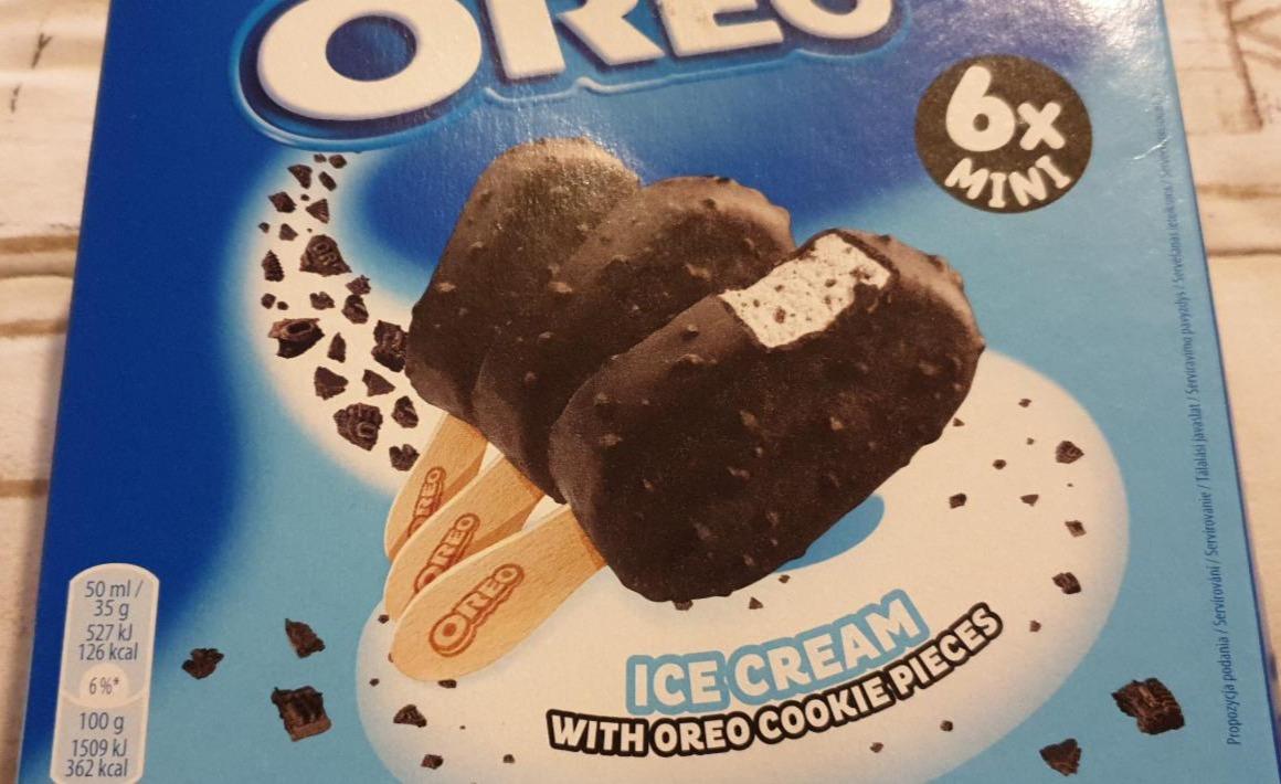 Fotografie - Oreo Mini Ice Cream with Oreo Cookie Pieces