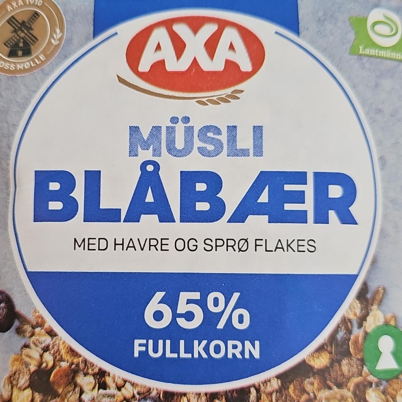 Fotografie - Müsli Blåbær Axa