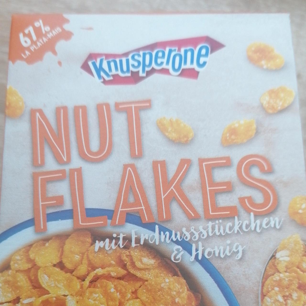 Fotografie - Nut Flakes mit Erdnussstückchen & Honig Knusperone