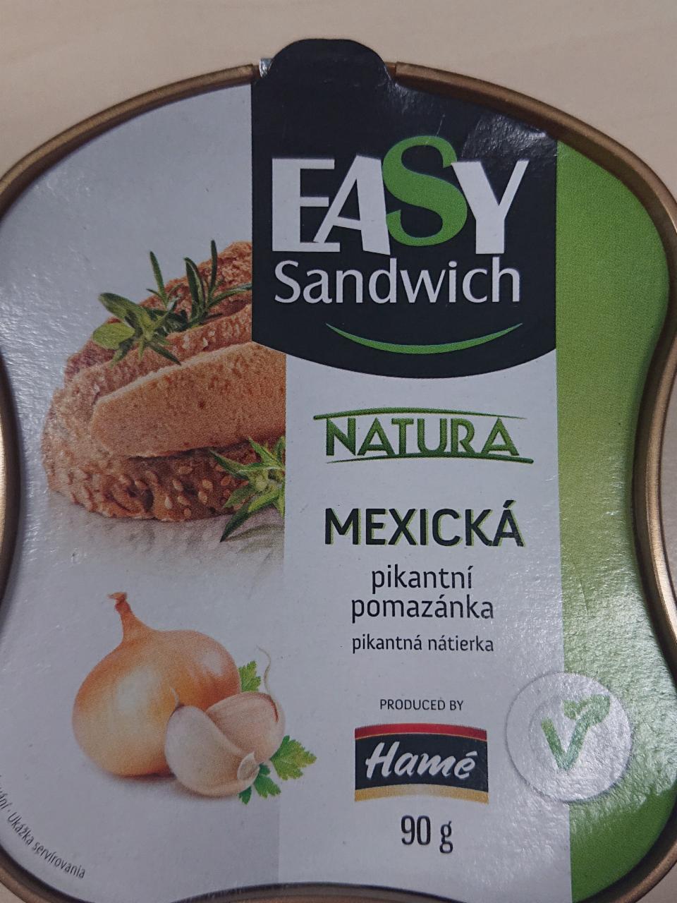 Fotografie - mexická pikantní pomazánka EasySandwich Hamé