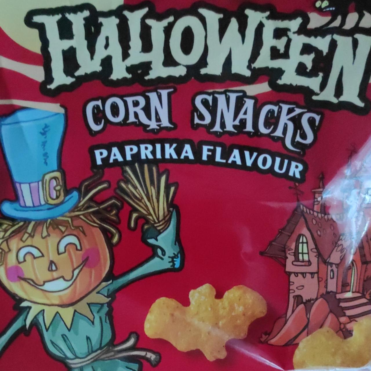 Fotografie - Halloween corn snack paprika flavour
