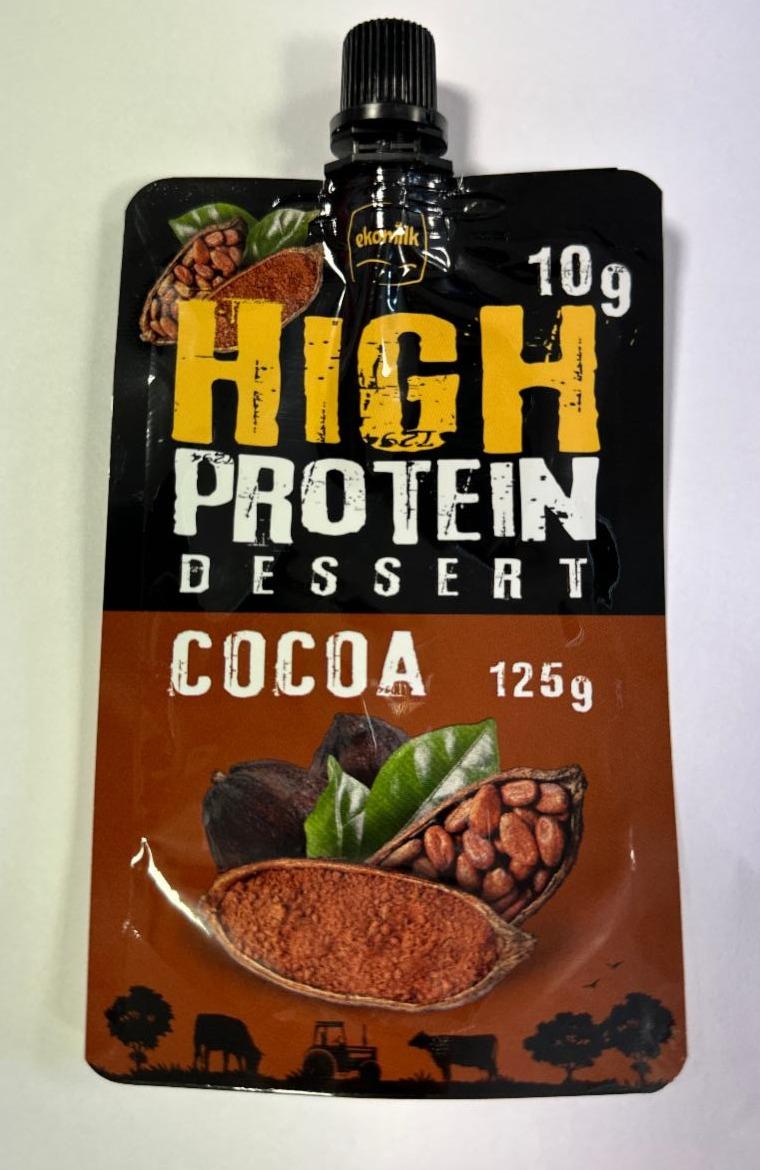 Fotografie - High protein dessert Cocoa Ekomilk