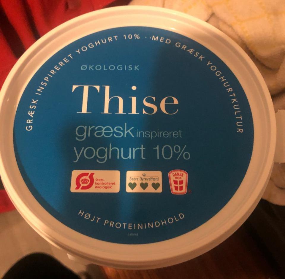 Fotografie - Græsk inspireret yoghurt 10% Thise