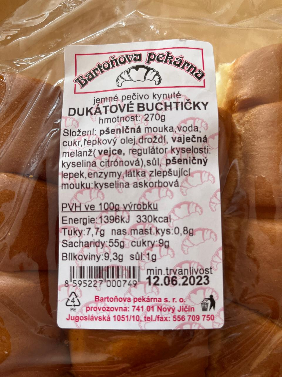 Fotografie - Dukátové buchtičky Bartoňova pekárna