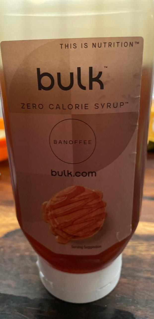 Fotografie - Zero calorie syrup Banoffee Bulk