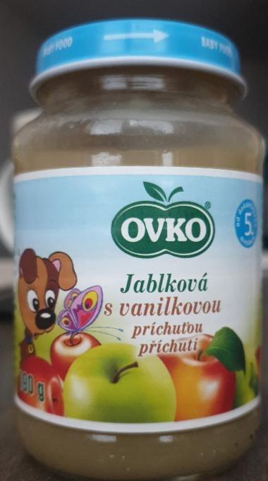 Fotografie - dětská výživa jablková s vanilkou OVKO