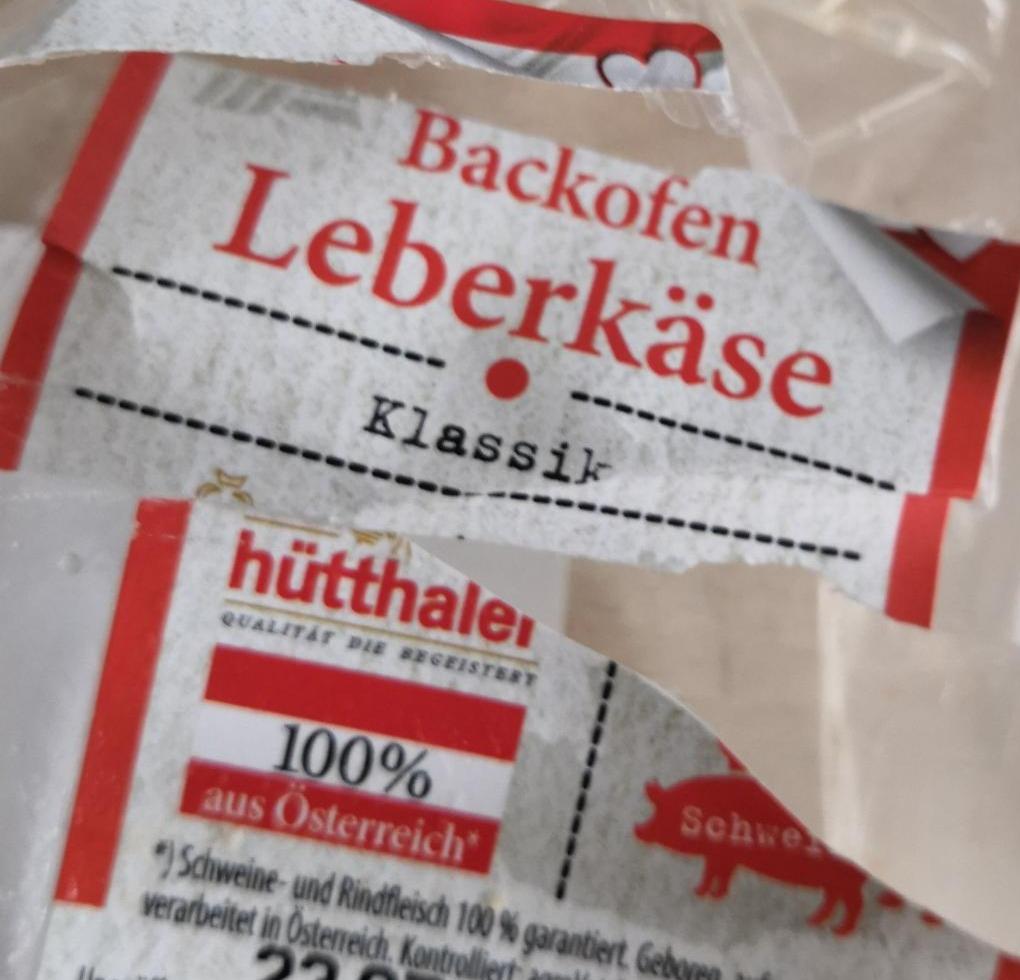 Fotografie - Backofen Leberkäse klassik Hütthaler