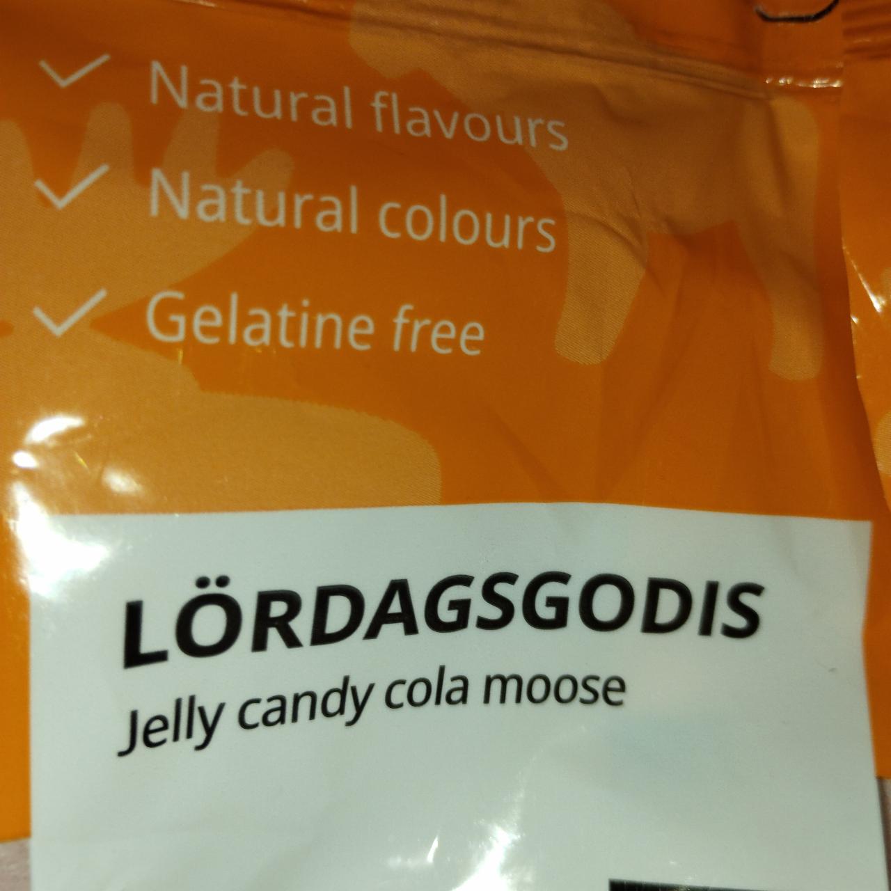 Fotografie - Lördagsgodis Jelly candy cola moose Ikea