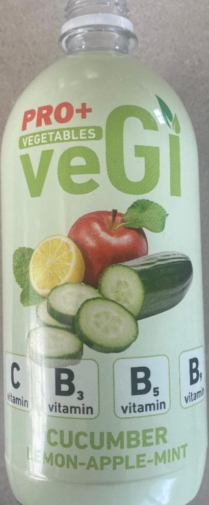 Fotografie - Pro+ Vegetables VeGi cucumber lemon apple mint Powerfruit