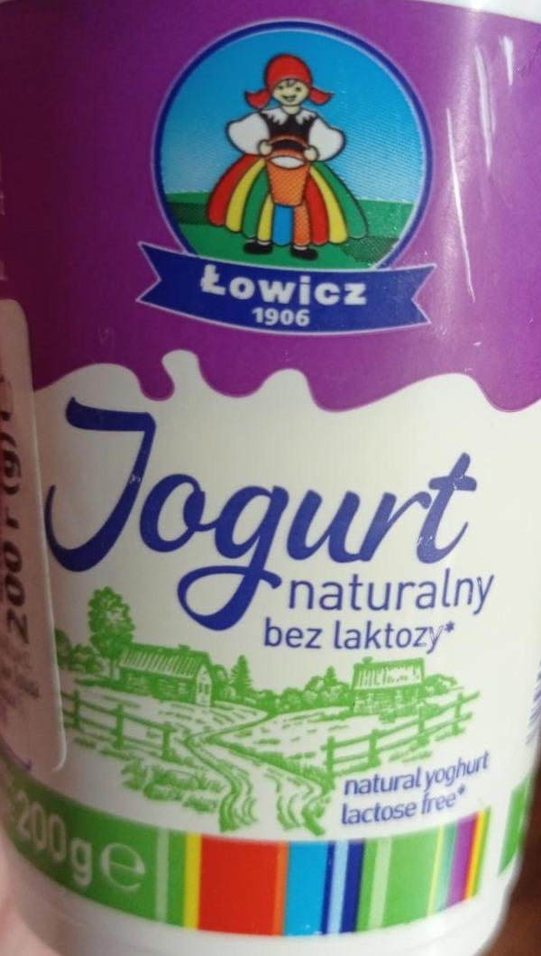 Fotografie - Jogurt naturalny bez laktozy Łowicz