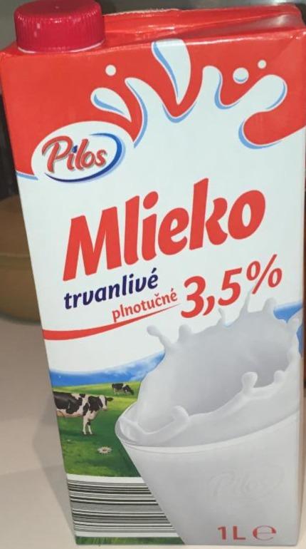 Fotografie - Mléko trvanlivé plnotučné 3,5% Pilos