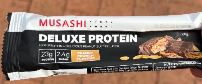 Fotografie - Deluxe Protein Peanut Butter Crunch Bar Musashi
