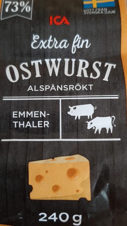 Fotografie - Extra fin Ostwurst Emmenthaler ICA