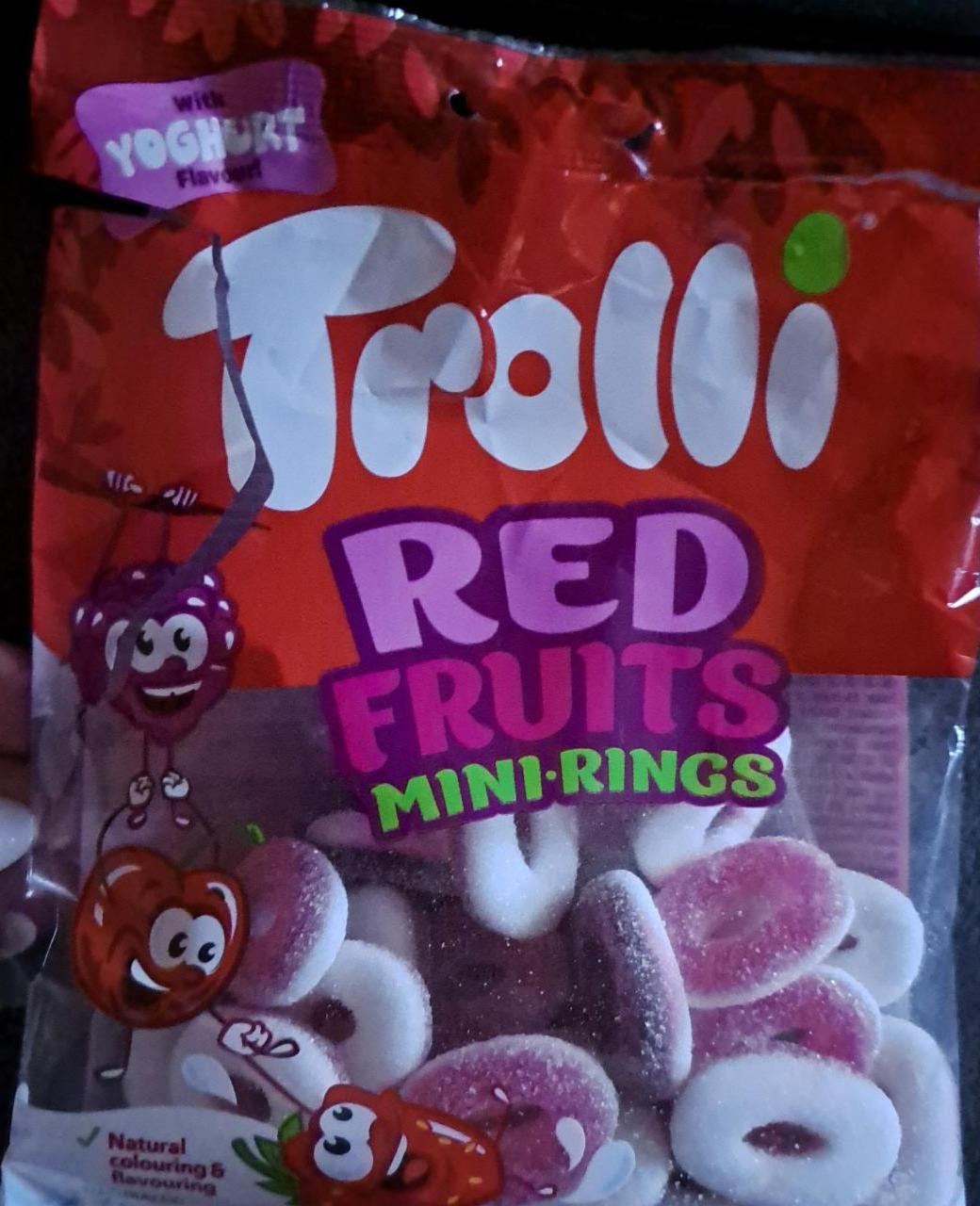 Fotografie - Red fruits mini rings Trolli