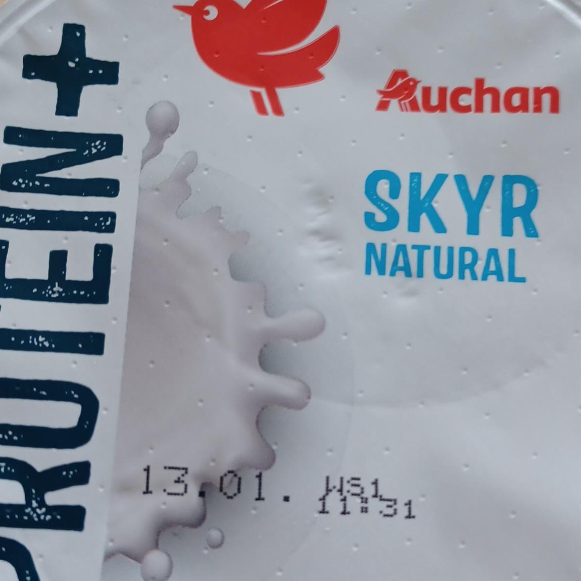 Fotografie - Skyr natural Protein+ Auchan