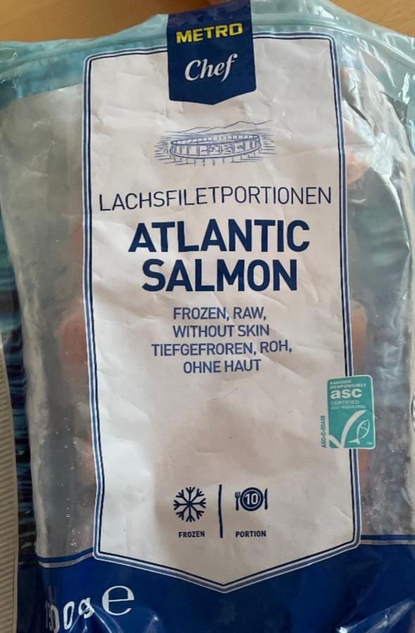 Fotografie - Atlantic Salmon ohne Haut Metro Chef