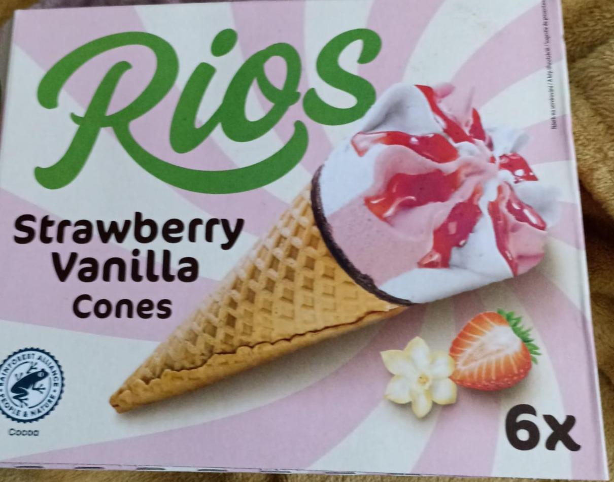 Fotografie - Strawberry vanilla cones Rios