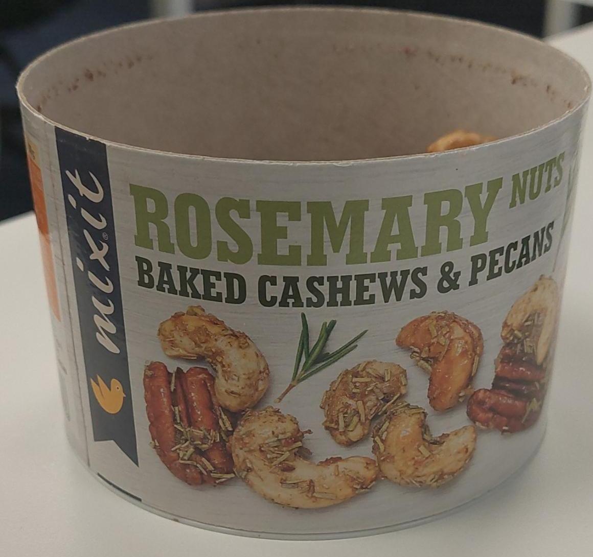 Fotografie - Rosemary nuts baked cashews & pecans Mixit