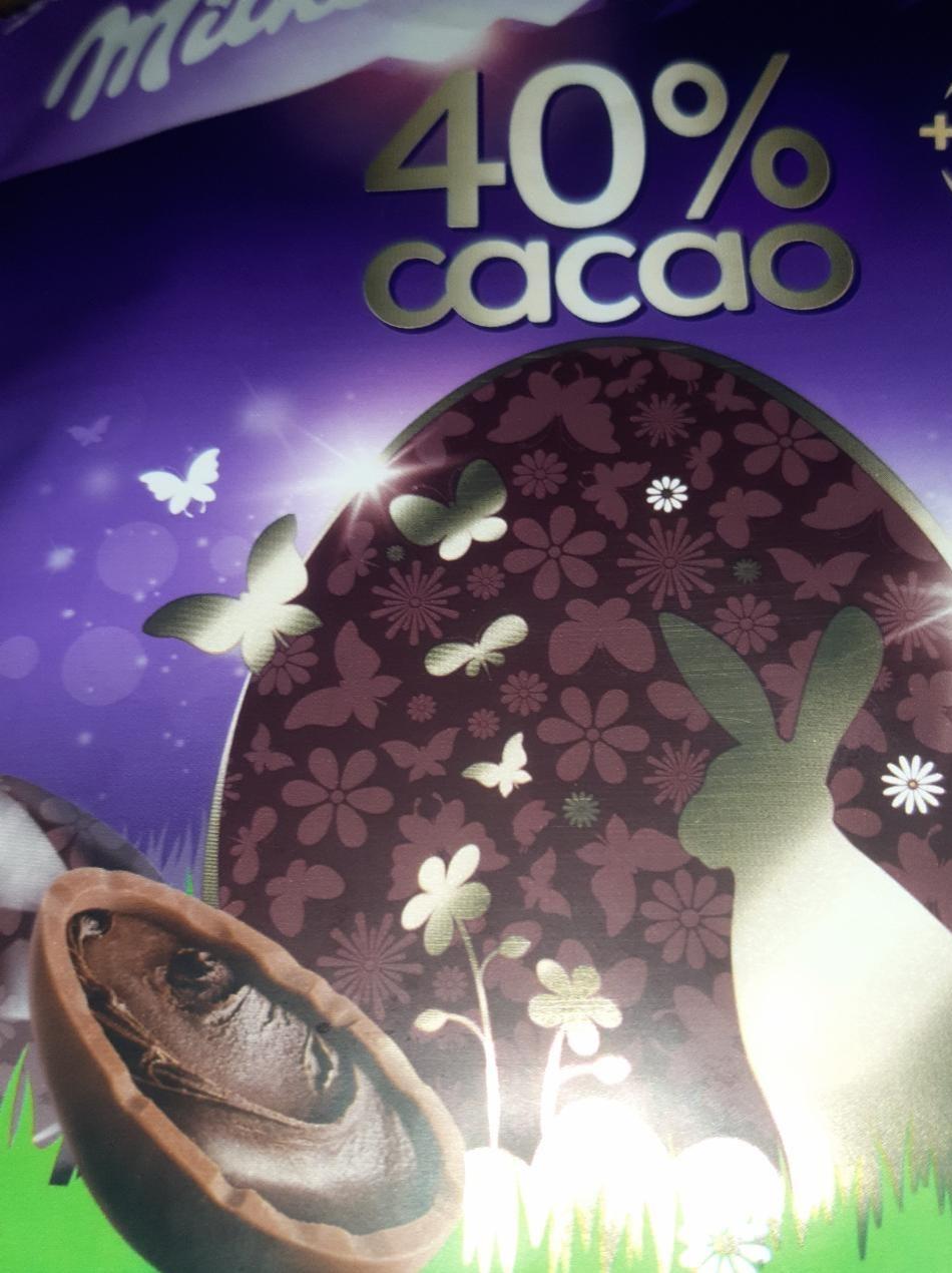 Fotografie - Čokoladové bonbóny s kakaovo-mandlovou náplní, 40% cacao Milka