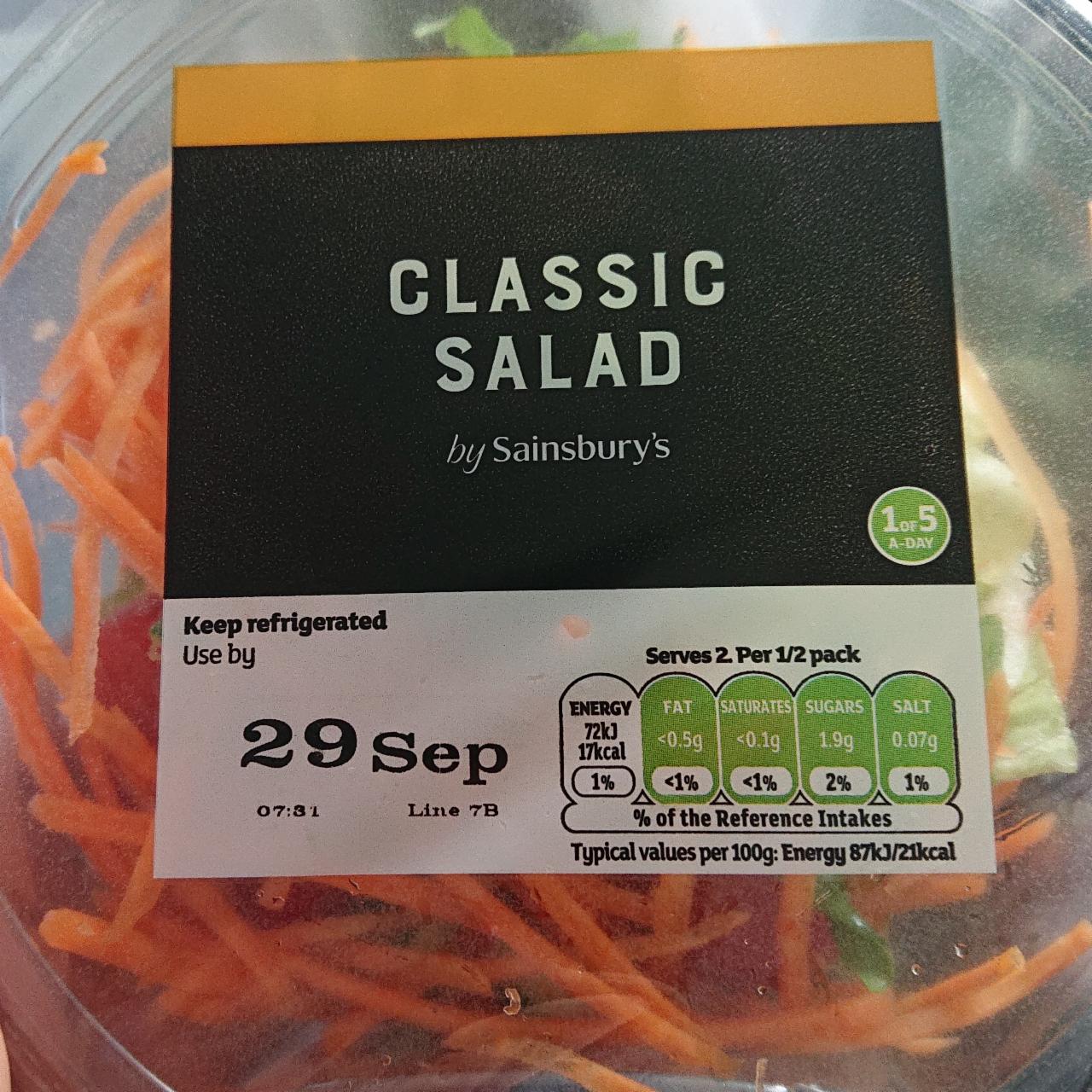 Fotografie - Classic salad by Sainsbury's