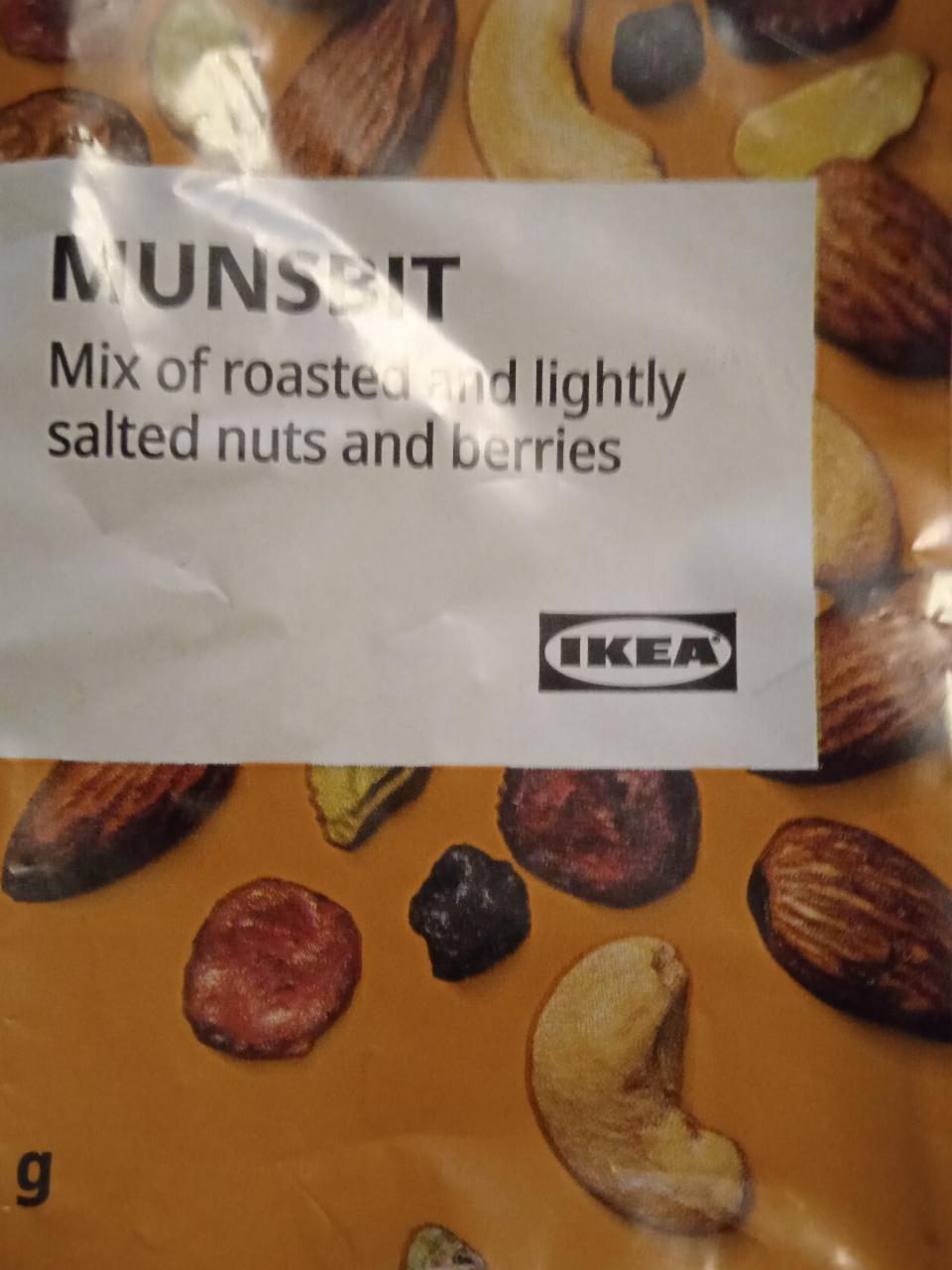 Fotografie - Munsbit směs pražených lehce solených ořechů a sušeného ovoce Ikea