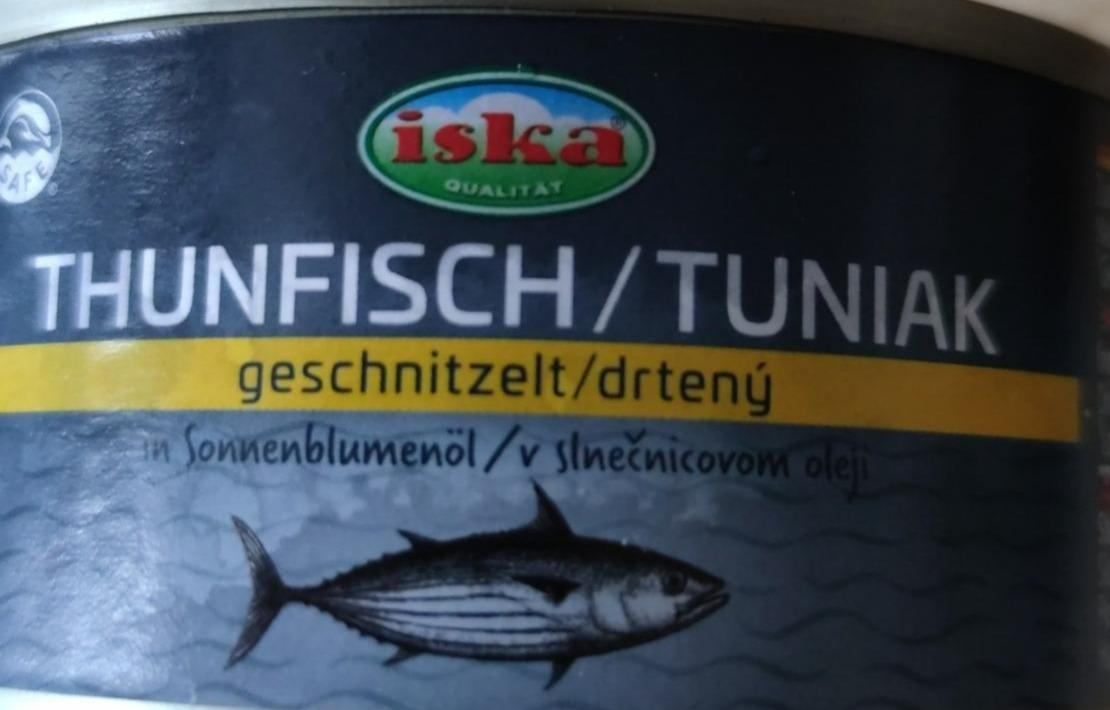 Fotografie - Thunfisch geschnitzelt in Sonnenblumenöl Iska