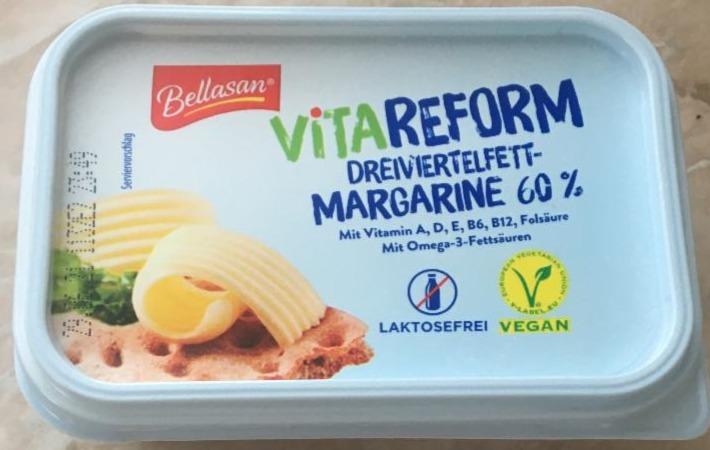 Fotografie - Vitareform Dreiviertelfett Margarine 60% Bellasan