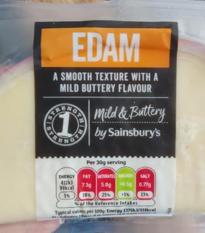 Fotografie - Edam mild & buttery by Sainsbury's