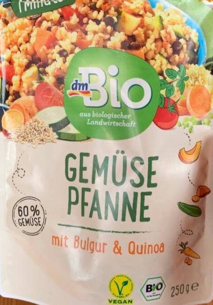 Fotografie - bulgur a quinoa se zeleninou Gemüse-pfanne dmBio