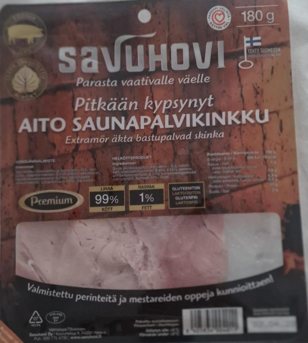 Fotografie - Pitkään kypsynyt aito saunapalvikinkku Savuhovi