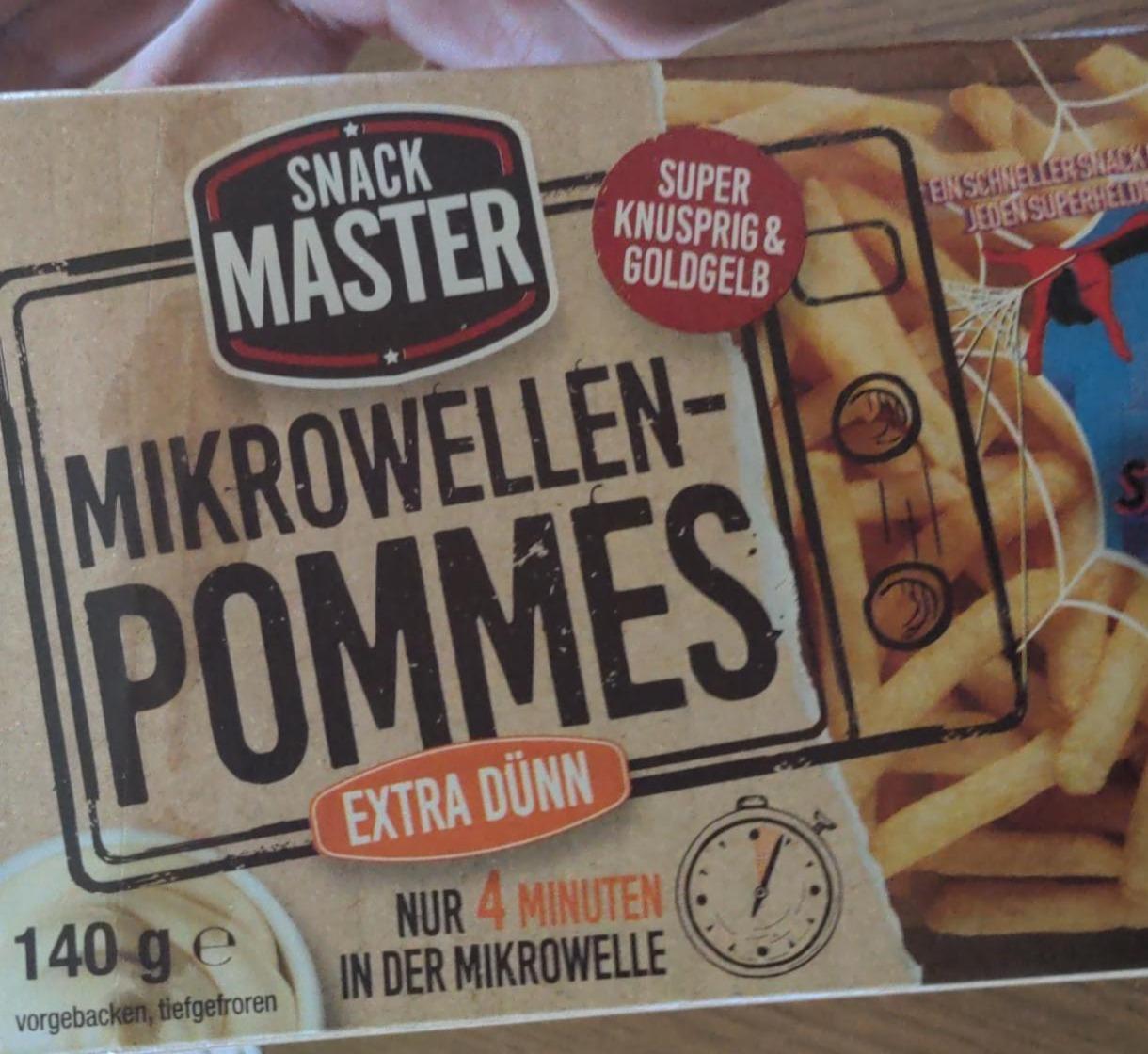 Fotografie - Mikrowellen Pommes extra dünn Snack Master