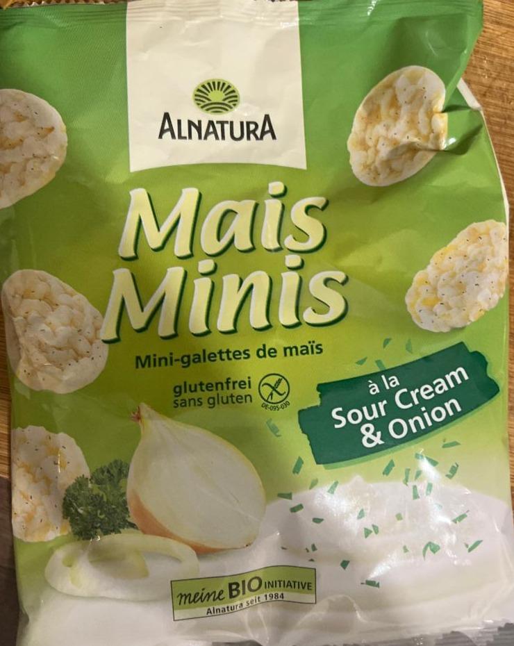 Fotografie - Bio Mais Minis à la Sour Cream & Onion Alnatura