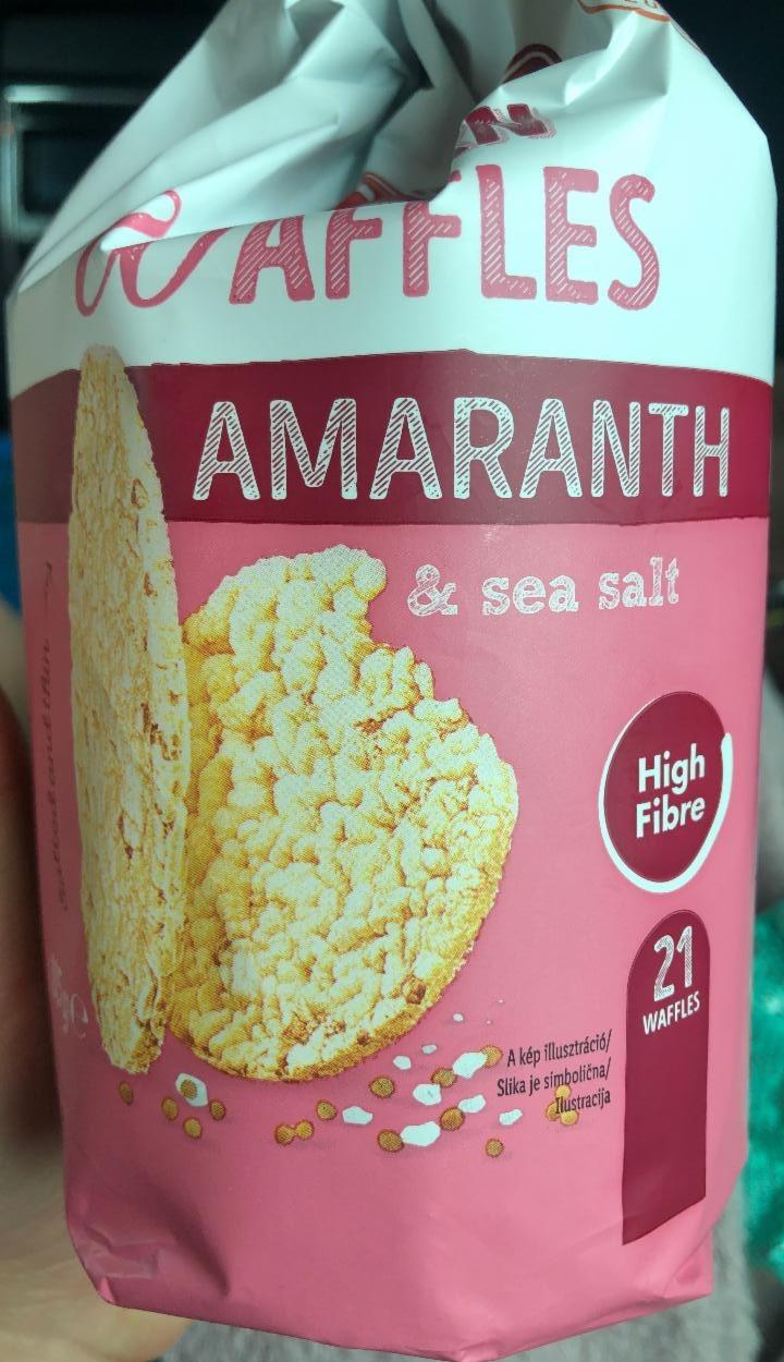 Fotografie - Corn waffles Amaranth & sea salt