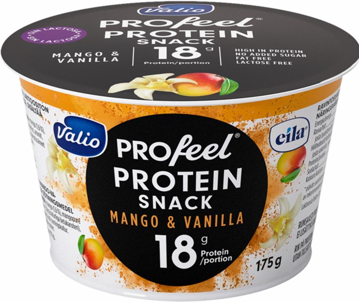 Fotografie - protein snack mango Vanilla Valio profeel