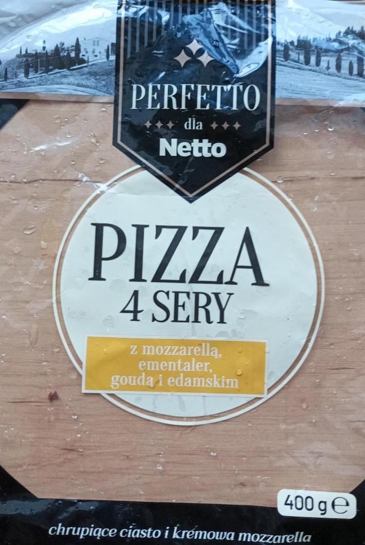 Fotografie - Pizza 4 sery z mozzarella, ementaler, gouda i edamskim Perfetto