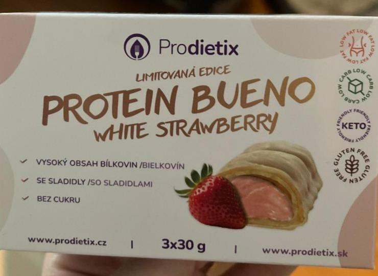 Fotografie - Protein Bueno white strawberry Prodietix