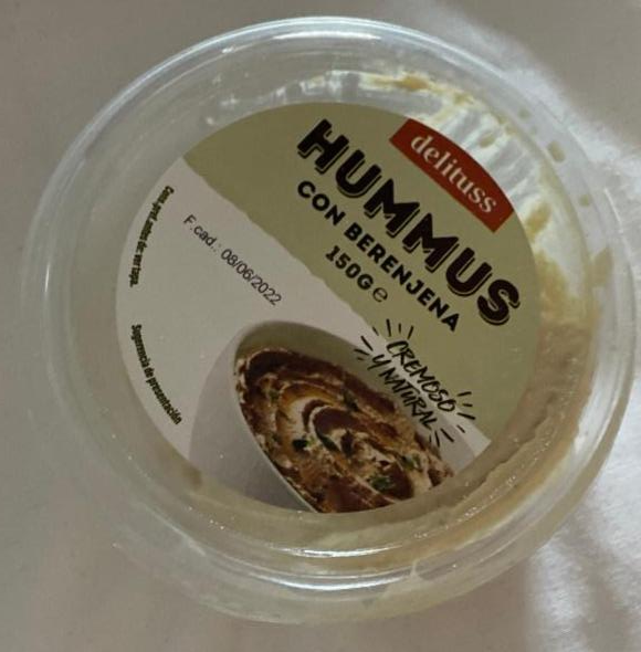 Fotografie - Hummus con berenjena Delituss