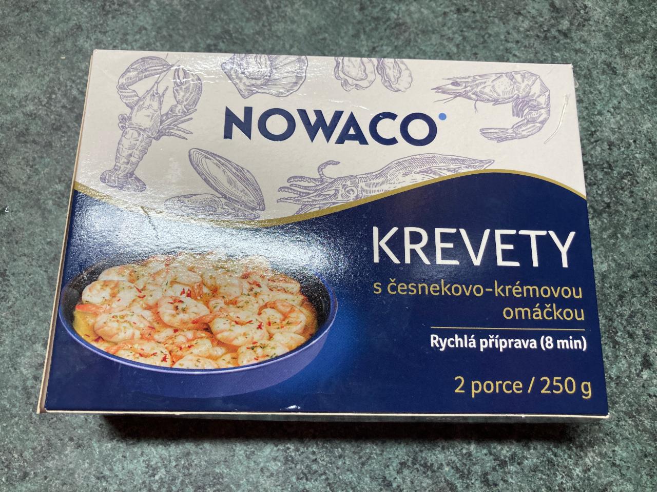 Fotografie - Krevety s česnekovo-krémovou omáčkou Nowaco