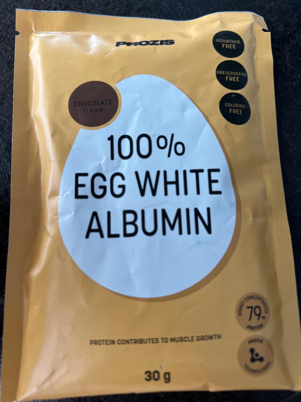 Fotografie - 100% Egg white albumin Prozis