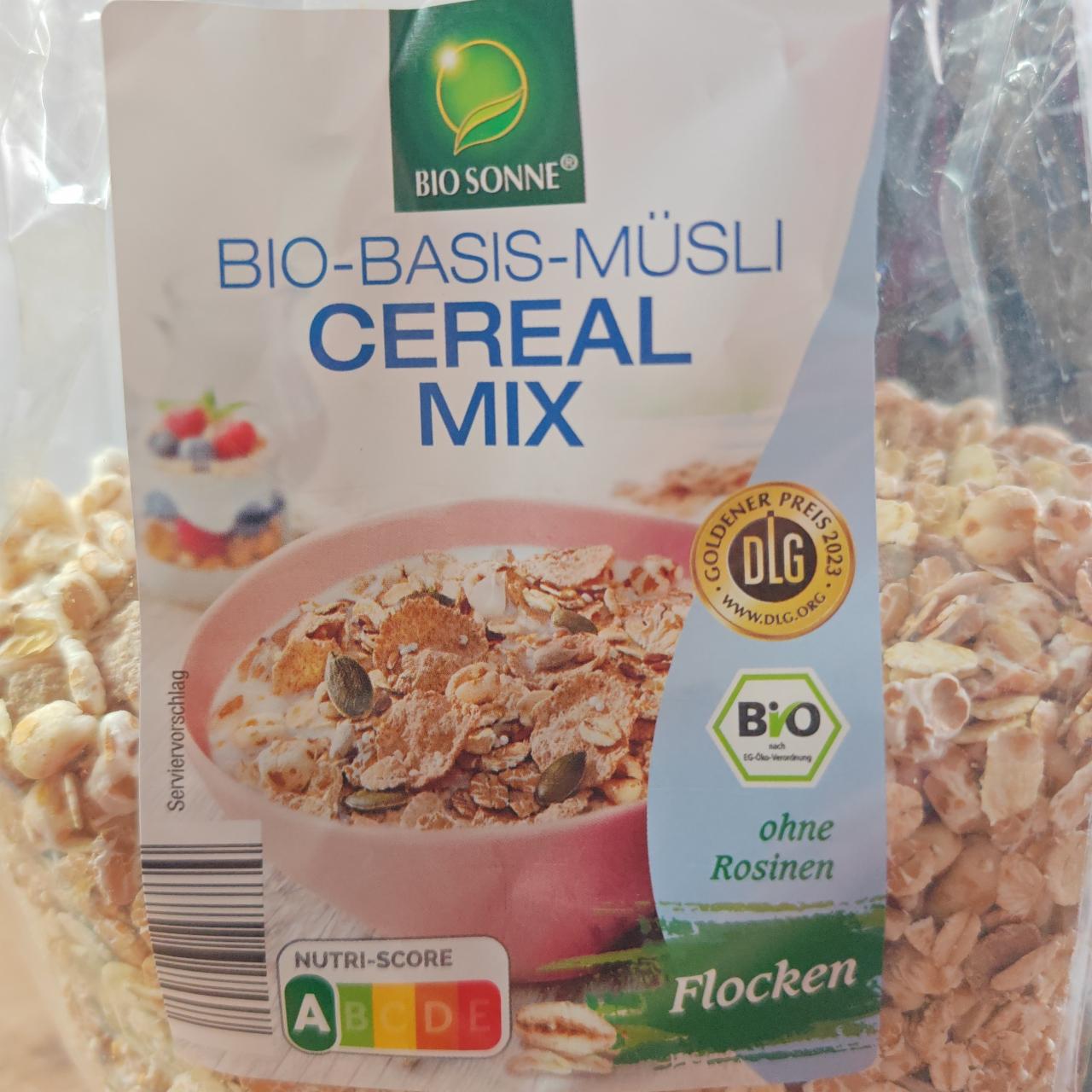 Fotografie - Bio-basis-müsli cereal mix Bio Sonne