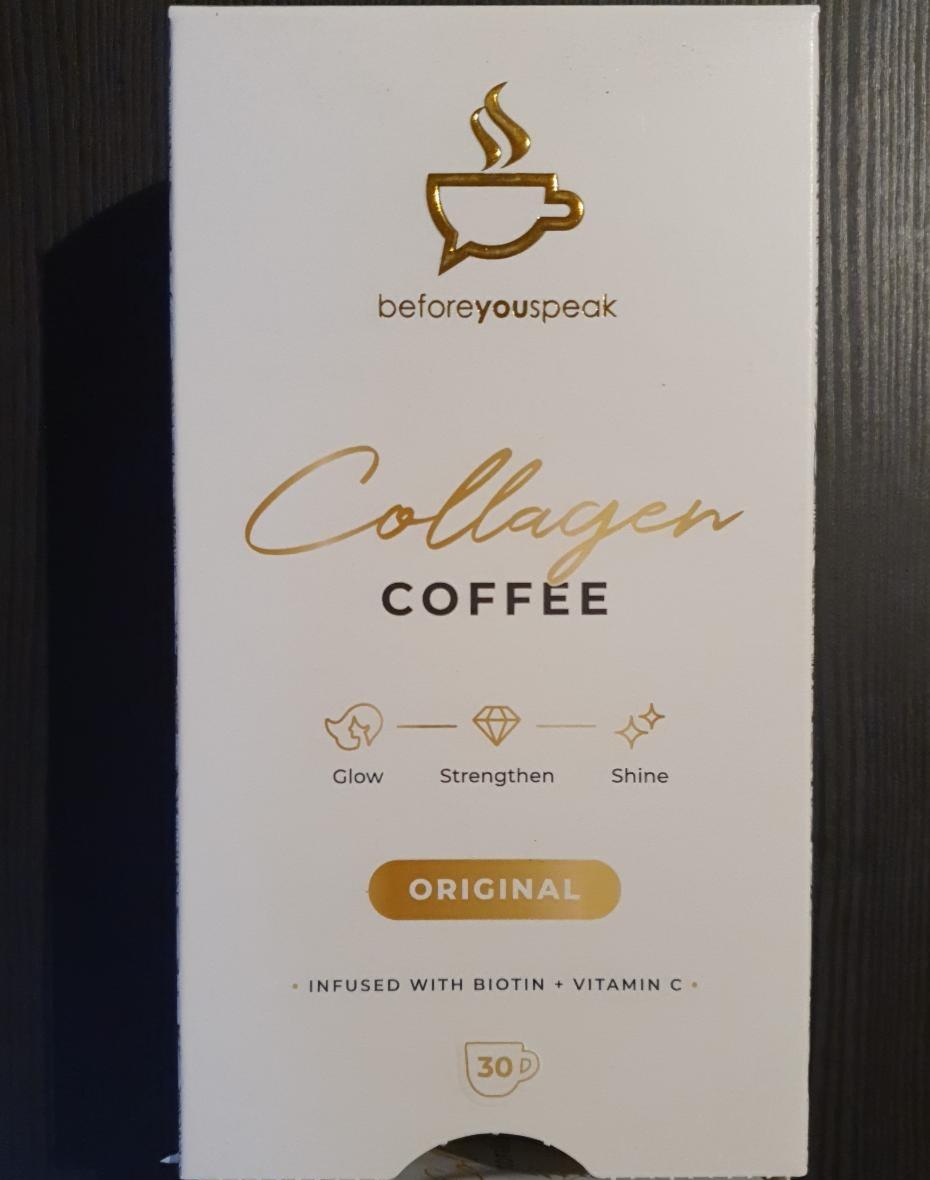 Fotografie - Collagen Coffee Original Before you Speak